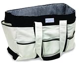 The Laundress Black & White Tote - 21.5x7.5x15.5