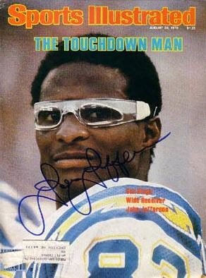 John Jefferson (San Diego Chargers) Autographed/Hand Signed Sports Illustrated Magazine