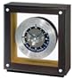 Seiko Mantel Automatic World Timer Clock Genuine Dark Ebony Veneer Wooden Case