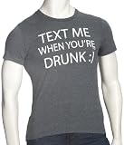 Lucky 7 Text me MTS-106 Herren Shirts/ T-Shirts, Gr. 48 (M), grau