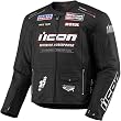 Icon Victory Hero Men's Leather Sportsbike Motorcycle Jacket - Black