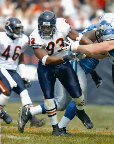Adewale Ogunleye Chicago Bears Unsigned 8x10 Photo #1