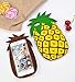 3D Yellow Pineapple Case Compatible with Apple iPhone 6 6s iPhone6 iPhone6s Regular Size Thick Soft Silicone Gel Rubber Shockproof Protective Cute Lovely Cool Fresh Summer Girls Kids Teens Women Boys