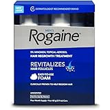 Rogaine Hair Regrowth for Men 5% Minoxidil Topical Foam 4-month Supply