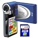 SVP HDDV-2300Blue 11MP Max 2.4-inch LCD Digital Video Camcorder with Speaker + FREE SVP 8GB SDHC Memory Card