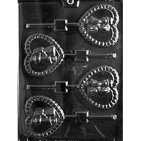 Buy BRIDE AND GROOM HEART POP Wedding Candy Mold Chocolate now!
