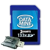 DataMINE 2GB 133x HIGH SPEED SD Flash Memory Card - Includes SD / SDHC USB 2.0 Memory Card Reader
