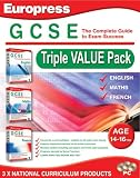 GCSE English/Maths/ French Triple Pack