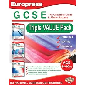 GCSE English/Maths/ French Triple Pack