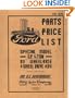 Ford Model GP Jeep Parts List: TM-1100