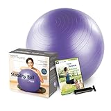 STOTT PILATES Stability Ball Plus Power Pack, 75cm(Purple)