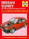 Nissan Sunny (91-95) Service and Repair Manual (Haynes Service and Repair Manuals)