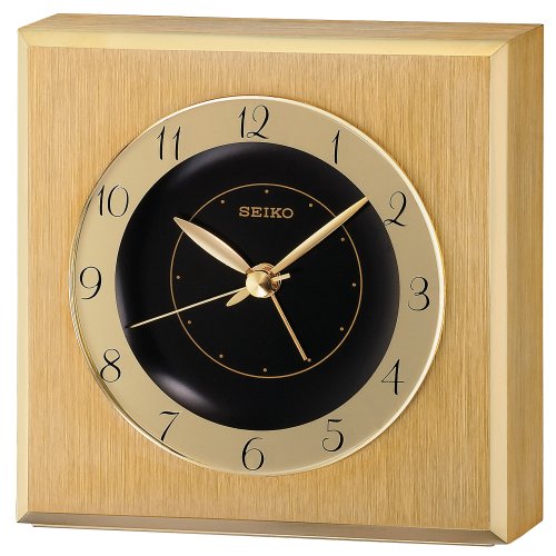 Seiko Desk and Table Gold-Tone Case