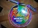 Rainbow Crystal Jump Rope Lazer Handles 7 Foot Long