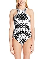 Seafolly Bañador (Blanco / Negro)