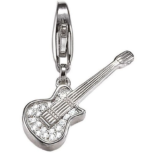 Esprit Damen-Charms guitar 925 Sterlingsilber 18 Zirkonia farblos ESCH90958A000 Preisvergleich
