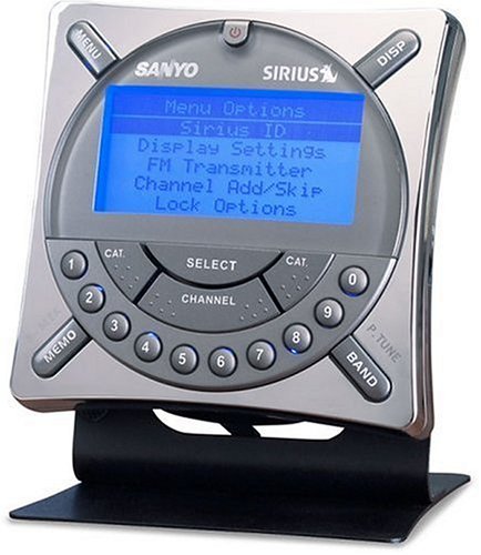 Sanyo CRSR-10 Sirius Satellite Receiver with Car and Home Kit