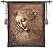 Wall Tapestry Female Head by Da Vinci Image