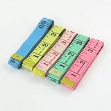 uxcell ソフトテープメジャー　テーラーメジャー　縫製テーラー定規 150ｃｍ　プラスチック　金属　多彩なカラー