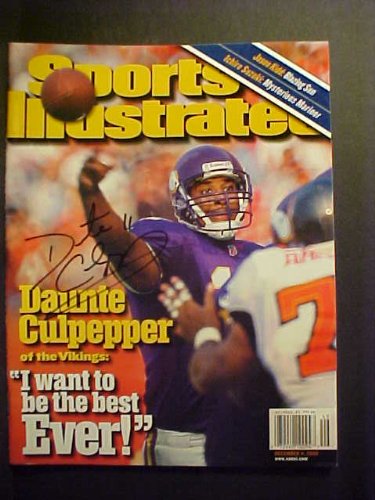 Daunte Culpepper Minnesota Vikings Autographed December 4, 2000 Sports Illustrated Magazine