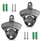 ORBLUE Wall-Mounted Bartender's Bottle Opener, Set of 2