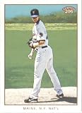 2009 Topps 206 Baseball Card #201 John Maine New York Mets&Acirc;&reg; Mint Condition- Shipped In Protective ScrewDown Display Case!