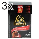 Produkt-Bild: Douwe Egberts L&acute;OR Espresso Lungo Elegante, 3er Pack, 3 x 10 Kapseln, kompatibel mit Nespresso