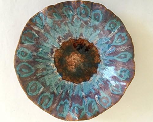 Ceramic Crackle Glass Bowl