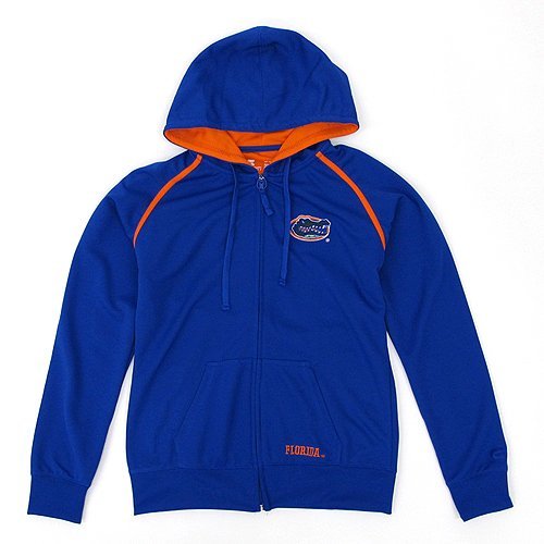NCAA Florida Gators Fit Full Zip Hoodie, Royal, Medium