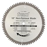 Freud LU89M010 10-Inch 72 Tooth TCG Nonferrous Metal Cutting Saw Blade with 5/8-Inch Arbor