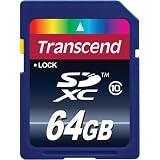 Transcend 64 GB Class 10 SDXC Ultra Speed 25MB/S Flash Memory Card TS64GSDXC10