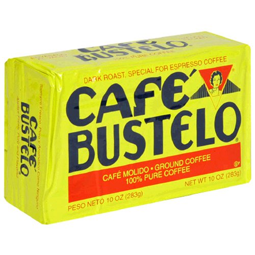 Cafe Bustelo Coffee Espresso Brick Pack, 10-Ounce Bags (Pack of 4)