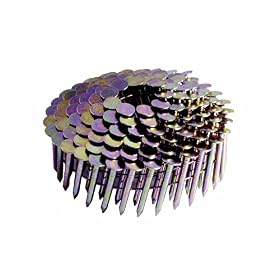 Grip-Rite GRCR3DGAL 1-1 4-Inch-by-15-Degree Galvanized Coil Roofing Nail (7,200 per Box) by Grip-Rite