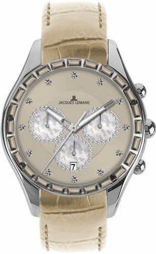 Jacques Lemans La Passion Damen-Armbanduhr Capri Analog Leder 1-1646E Preisvergleich