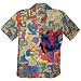 Search : Marvel Spider-Man Comic Book Print Camp Shirt