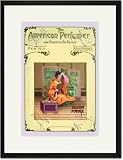 Black Framed/Matted Print 17x23, The American Perfumer and Essential Oil Review: Eden Corylopsis of Japan Talcum Powder