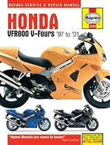 Honda VFR800 V-Fours Service and Repair Manual: 1997 to 2001 (Haynes Service and Repair Manuals)