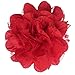 Peony Flower Hair Clip - Girl Wispy Clippy - Best NO Slip Barrette For Fine Hair(GD1-Red)
