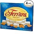 Ferrara Torrone, Almond Honey Nougat Candy, 6.35-Ounce Boxes (Pack of 4)