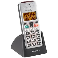 Swissvoice MP01 - Gro�tasten Mobiltelefon mit beleuchteten Tasten und Notizfl�che