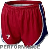 Nike Philadelphia Phillies Ladies Red MLB Tempo Performance Shorts