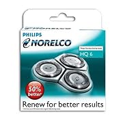 Philips Norelco HQ6 Quadra Action Tripleheader Replacement Heads