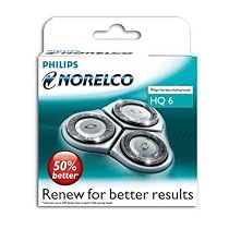 Philips Norelco HQ6 Quadra Action Tripleheader Replacement Heads