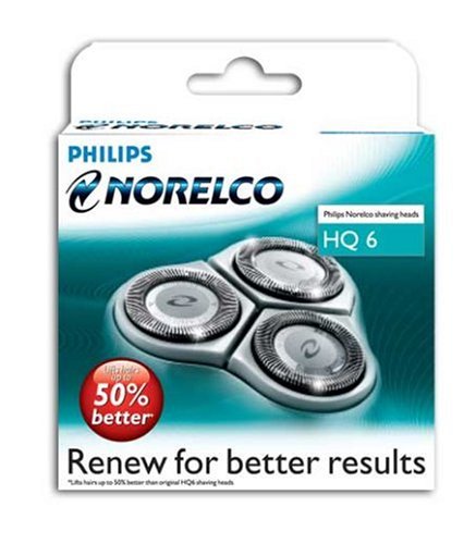 Philips Norelco HQ6 Quadra Action Tripleheader Replacement Heads