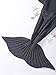 YiZYiF Mermaid Tail Knitted Blanket Soft Cozy Sleeping Bag for Adult Children Teen Kids (Grey Shark)
