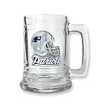 New England Patriots 15oz Glass Tankard