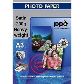 A3 Inkjet Satin Photo Paper Inst-Dry Premium Satin 260gsm x 100 Sheets