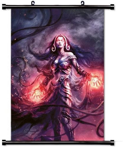 Home Decor Art Movie Poster with Lightning Final Fantasyiii Game 3 Wall Scroll Poster Fabric Painting 23.6 X 35.4 Inch (60cm X 90 cm)
