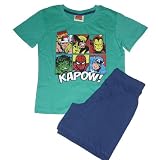 Boys Marvel Hero Spiderman/Hulk Short Pyjamas