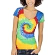 License Juniors Tie dye Graphic Tee - Rainbow